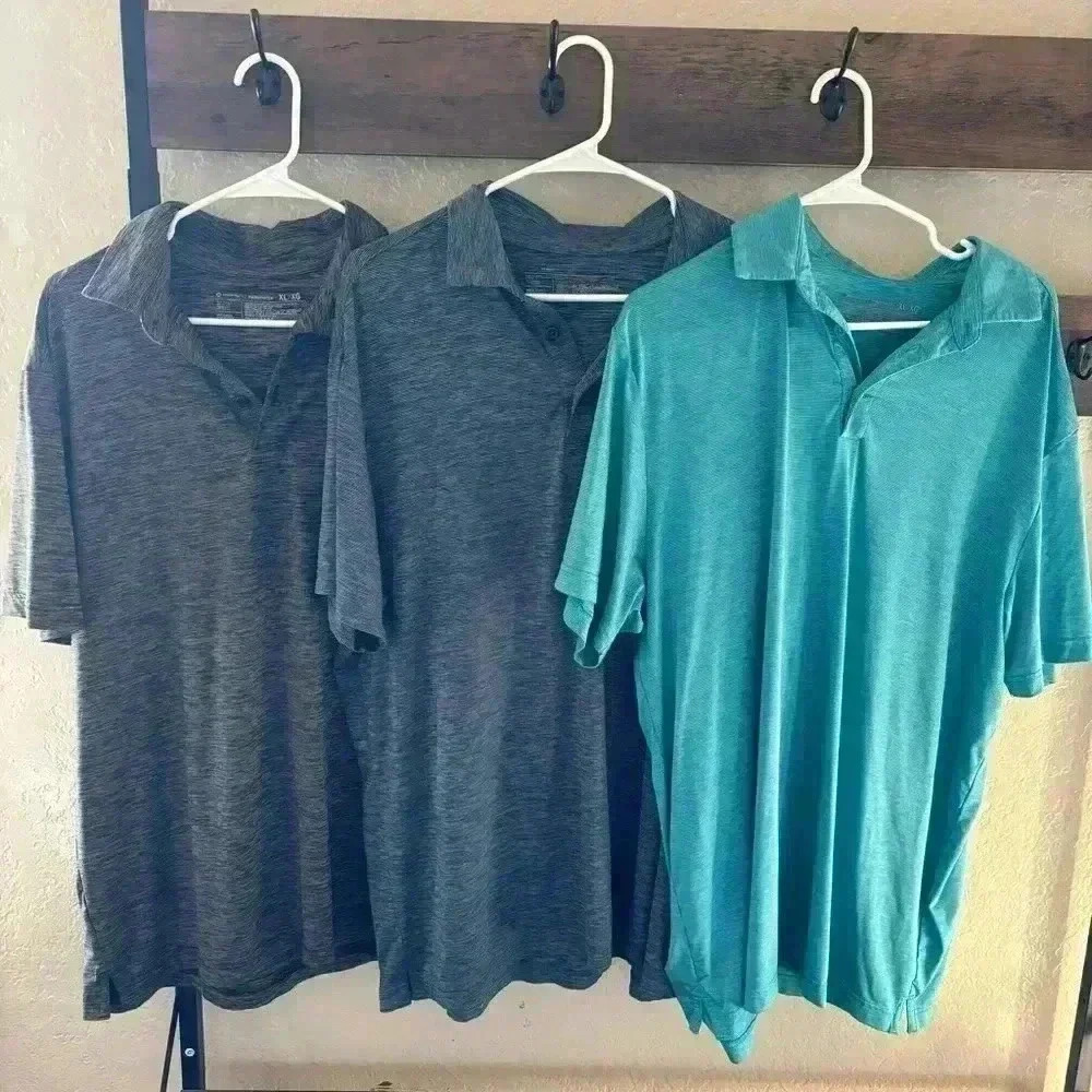 Member’s Mark Men’s Performance Polo Bundle (3) Size XL